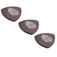 3 Pcs 1 Set Leather Picks Multipurpose Picks Leather Guitar Plectrums Ukulele...
