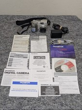 Olympus Camedia C-3020 Zoom 3.2MP Digital Camera BUNDLE w AC USB Software Manual