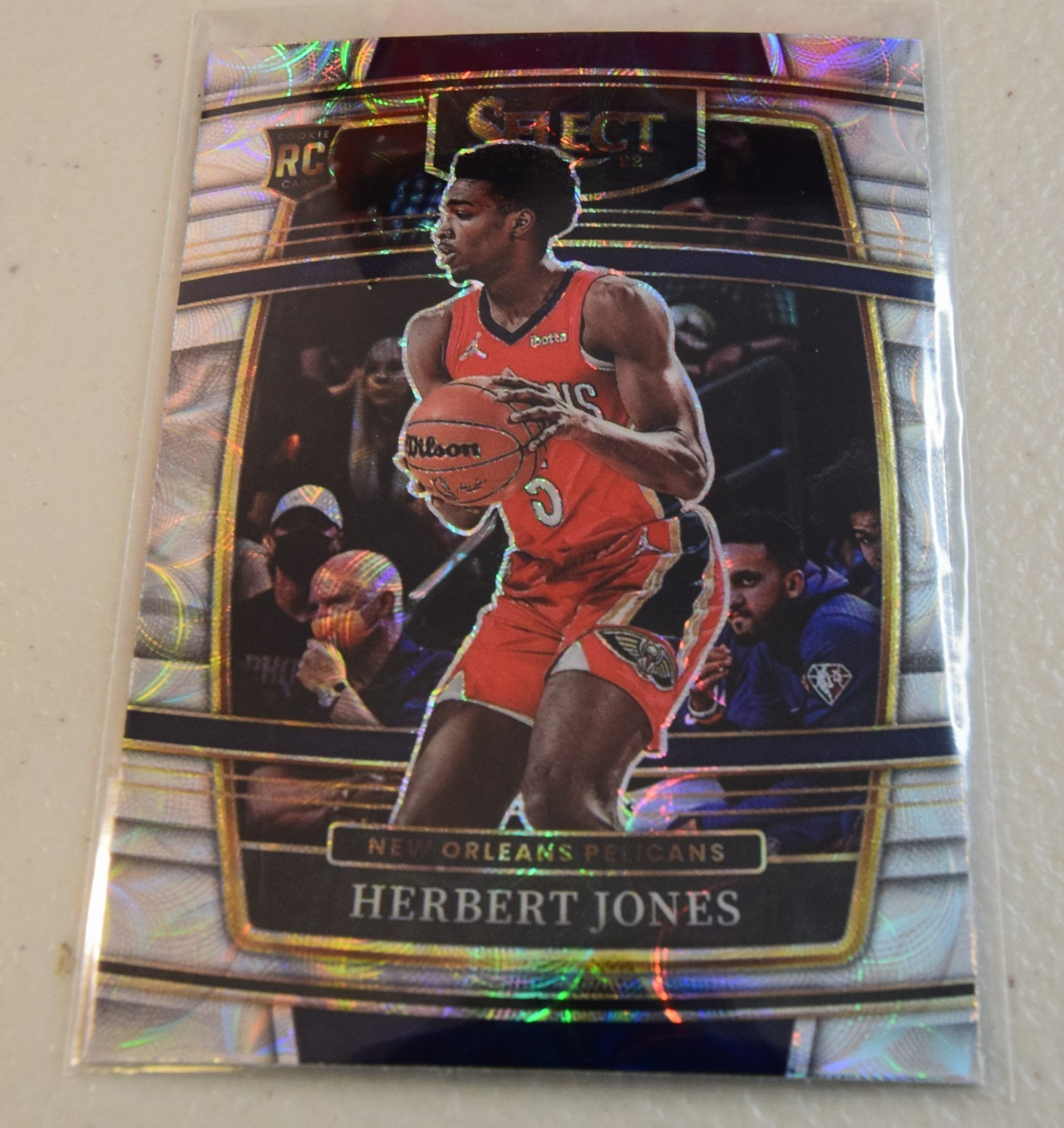 2021-22 Panini Select Herbert Jones Silver Scope Prizm RC #45 PELICANS