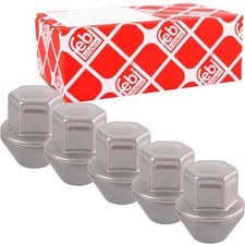 5x FEBI RADMUTTER KEGELBUND ALUFELGEN für FORD KA FOCUS FUSION GRAND C-MAX VOLVO