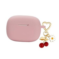 Protective Case for JBL Vibe Beam/JBL Vibe 200TWS,Cute Cherry Charm Pink