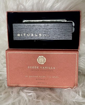 RITUALS Suede Vanilla Autoparfum Private Collection 2x3g inkl. Car Halter   Neu