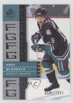 2002-03 SP Authentic Future Greats 147/2003 Andy McDonald #106 8d2