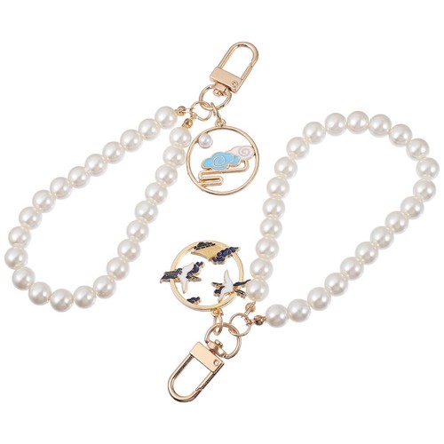 Porte-clés Mignon Avec Chaîne Et Charms Brillants - Métal - Neuf Avec étiquettes - Dimensions 10x9x1 Cm