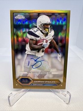 2023 Composite Topps Chrome True Gold Refractor /50 Darren Sproles #TCA-DS Auto