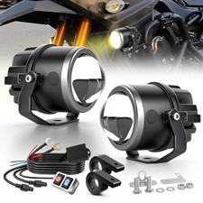 Motorcycle Auxiliary LED Light Kit 90W 24000LM LED Driving Moto-T7-1 LENS
