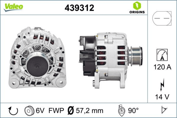 Lichtmaschine Generator FüR Audi Ford Seat Skoda VW A2 A3 A4 B5 Avant A6 C5 TT-image