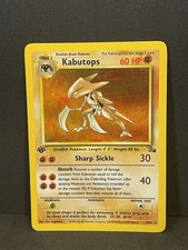 Kabutops - 9/62 - Fossil Set - 1° Edizione Rara Carta Pokémon Holo Vintage WOTC 