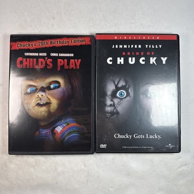 Child's Play (DVD, 1988) Chucky's 20th Birthday Edition Plus Bride Of Chucky DVD