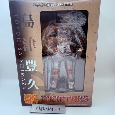 SuperActionStatue Drifters Toyohisa Shimazu Figur Medicos Katana Gun Mint Japan