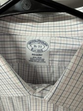 Brooks Brothers Regent Non-Iron Dress Shirt Supima Cotton Striped 16-33