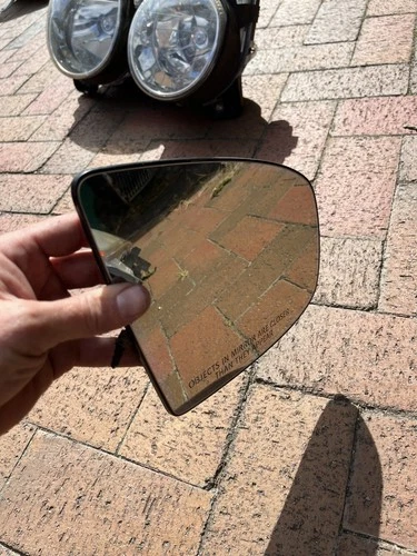 2007-2013 BMW X5 X6 Passenger Side Right Auto Dim Door Mirror Glass Only