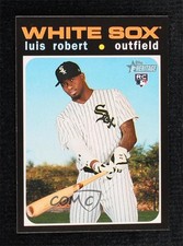2020 Topps Heritage High Number Missing Signature Variation SP Luis Robert 0f4