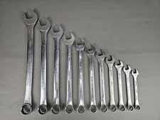 S-K 11 PIECE WRENCH SET 9/16 5/8 11/16 3/4 13/16 7/8 15/16 1"1-1/16 1-1/8 1-1/4