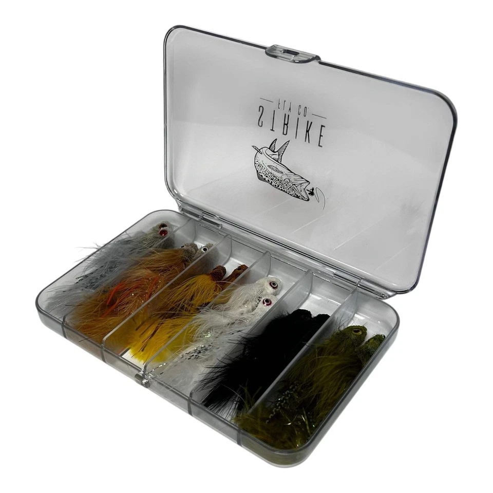 12 Piece Sex Dungeon Articulated Streamer Assortment With Fly Box- Strike Fly Co - Image 4 of 4