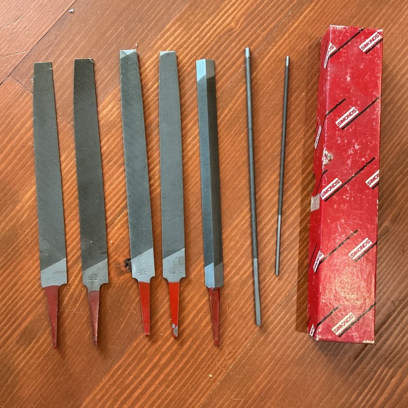 Lot of Vintage Simonds Nucut USA Made 8” Files