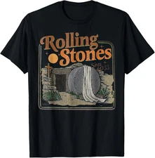 The Stone Was Rolled Away He Is Alive Retro Christian Easter T-Shirt