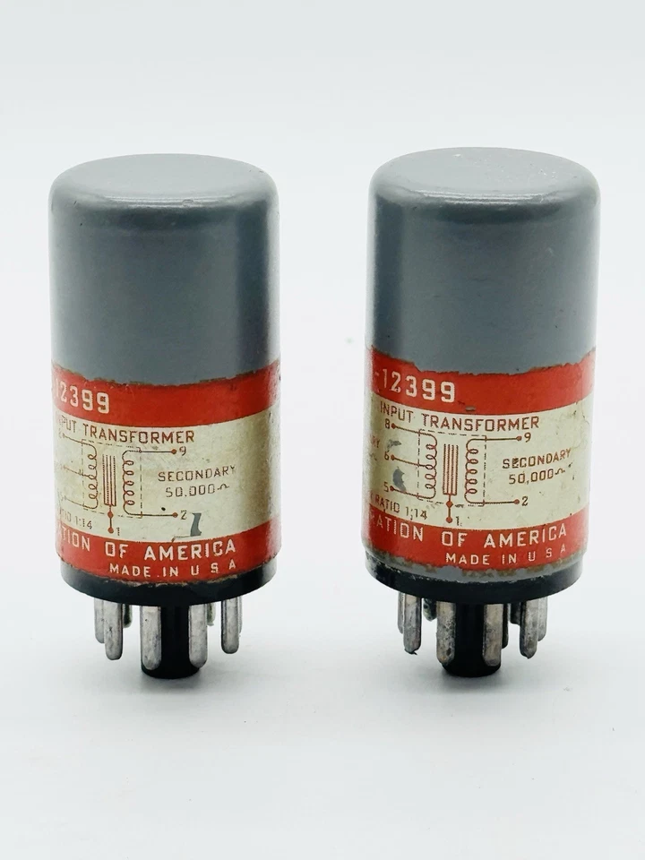 Vintage RCA MI-12399 Mic MC Phono Cartridge Input Transformers Denon Benz E5 - Image 2 of 4