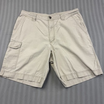 Columbia Shorts Mens 36 Gray Cargo Canvas Pockets  Casual Travel