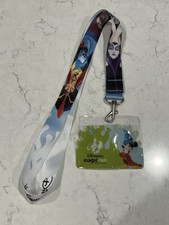 New 2018 Disneyland Paris Magic Run Weekend Rundisney Disney Villains Lanyard ID