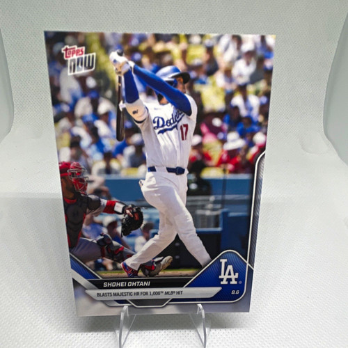 Topps Now 2025 Shohei Ohtani 1,000 MLB Hit Los Angeles Dodgers #527