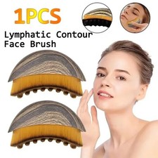 Lymphatic Drainage Massage Face Lymphatic Contour Brush Dry Brushing Face Brush