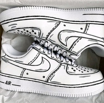 CUSTOM Nike Air Force 1 '07 Low  ''Toon'' style