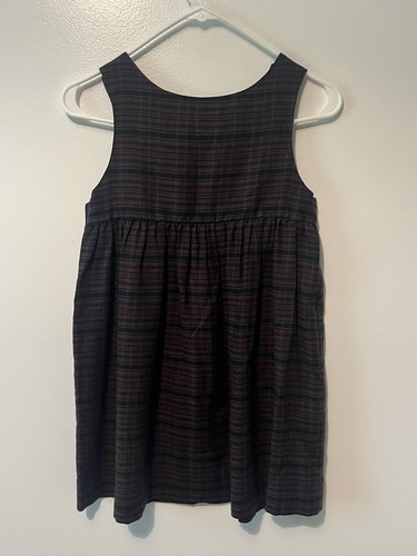 Vtg Laura Ashley Mother and Child Plaid Dress Sz 5-6 Great Britain Viyella Wool - Picture 6 of 13