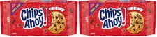 Chips Ahoy Chewy Chocolate Chip Cookies, Party Size, 26 oz Pack of 2 , Red