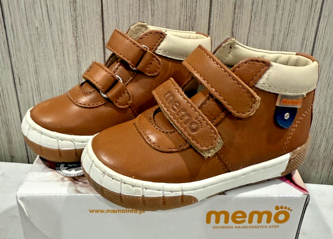 Pre-owned Memo Alvin Baby First Walker Orthopedic Ankle Support Shoes, 20 EU