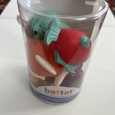 Battat Bath Buddies Squirt Toys Set of 6 Pcs NEW, Free Shipping