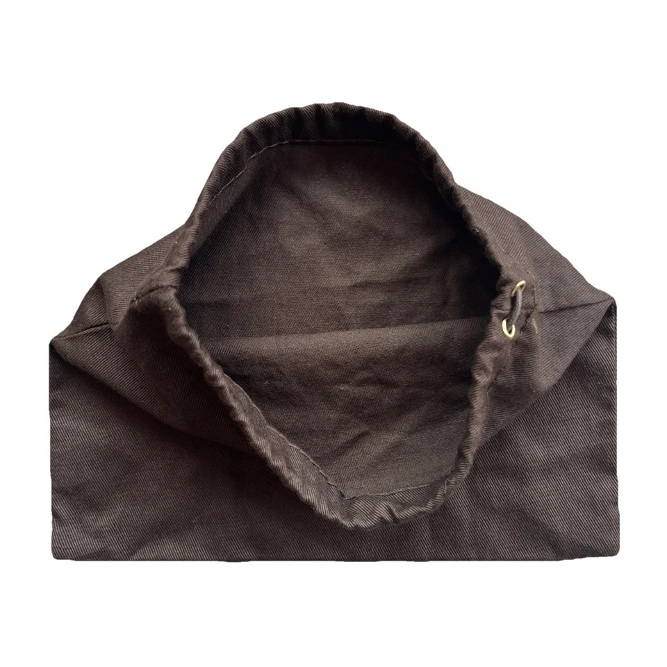 "Bolsa de viaje GUCCI con cordón para el polvo marrón 9"" x 7,5""" Foto 2 de 4