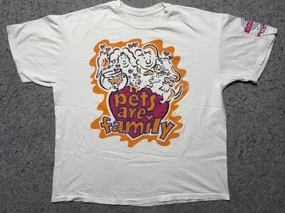 Vintage PETsMART Hills Science Diet Shirt Mens Large White Pets Are Family 90s