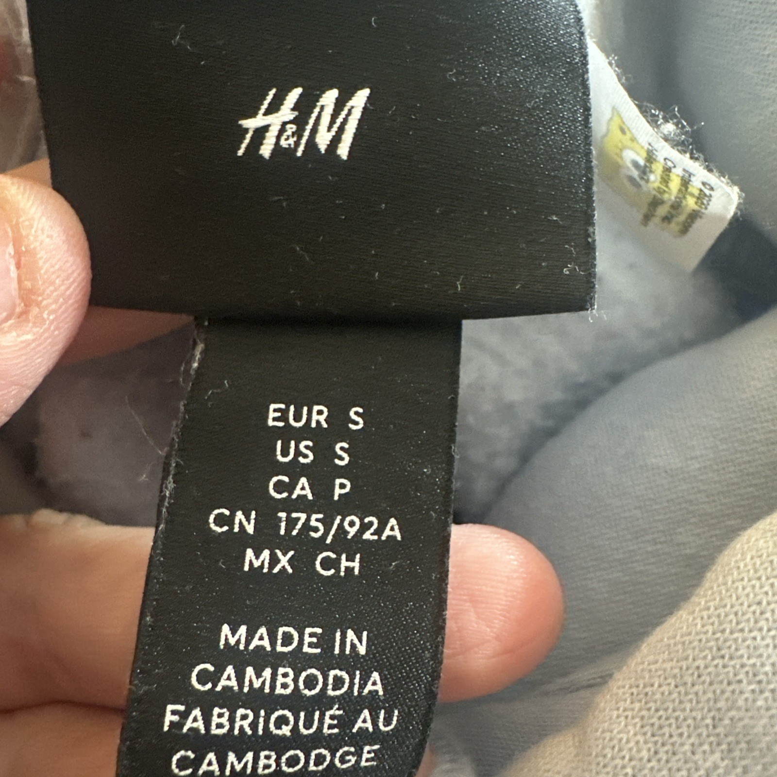 H&M SPONGEBOB SQUAREPANTS HAPPINESS PULLOVER HOODIE HOODED SWEATSHIRT Unisex S thumbnail 5