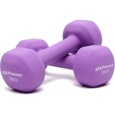 Neopren Hanteln Set Kurzhanteln Frauen 2x2kg Yoga Pilates Fitness