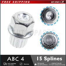 For Vw Volkswagen Audi Wheel Lock Key 15 Pointed Spline Style Abc 4 Us Fast Ship For Vw Volkswagen Audi Wheel Lock Key 15 Pointed Spline Style Abc 4 Us Fast Ship
