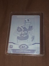 2011 TOPPS PLATINUM AUSTIN PETTIS ROOKIE 1/1 CYAN PLATE CHECK OUT ALL MY PETTIS