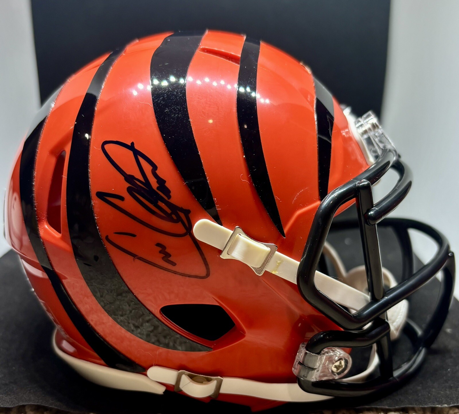 Chris Collinsworth Autographed Signed Cincinnati Bengals CRIS COLLINSWORTH MINI HELMET JSA COA AUTHENTIC NFL 