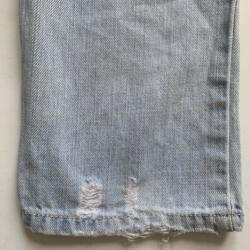 Billabong Slim Leg Jeans Womens Size 12 W30 Blue Distressed Skinny Low Rise Y2K - Picture 20 of 24