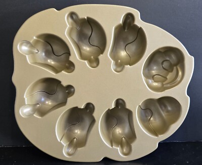 NORDIC WARE Caterpillar Cupcake Pan METAL 5 CUPS Cake CAKELET MUFFIN PAN