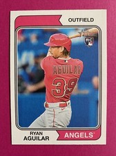 🐶 2023 Topps Heritage Ryan Aguilar RC #309 Los Angeles Angels