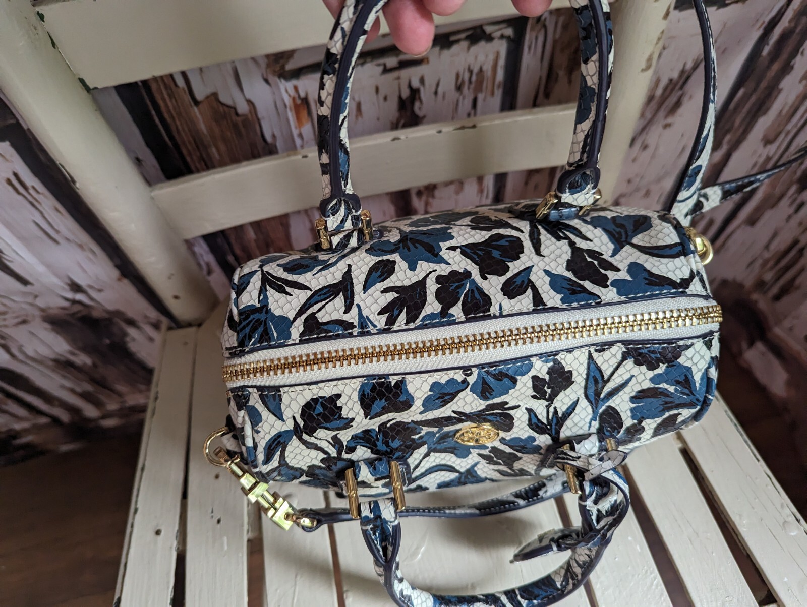 Tory Burch Python Handbag - image 7