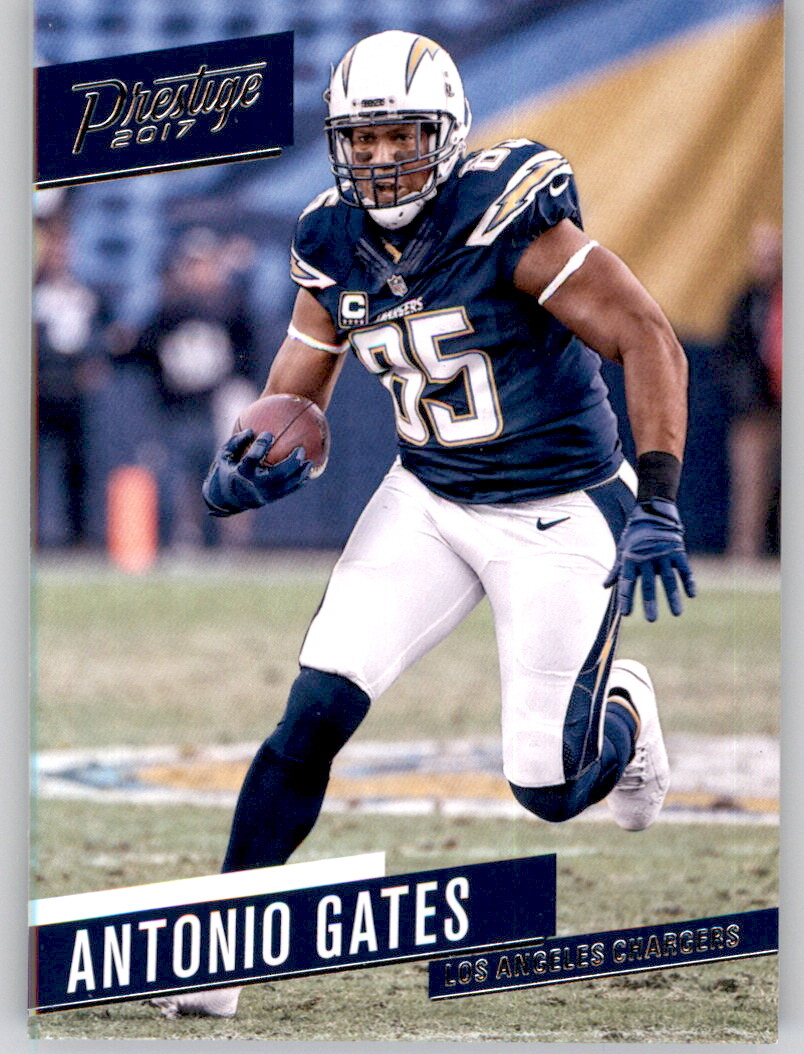 2017 Prestige Antonio Gates NFL PWE Base Card Chargers #138