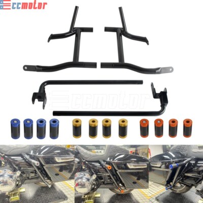 Saddlebag Bracket Guard For Harley Touring Street Road Glide Road King 2014-2025
