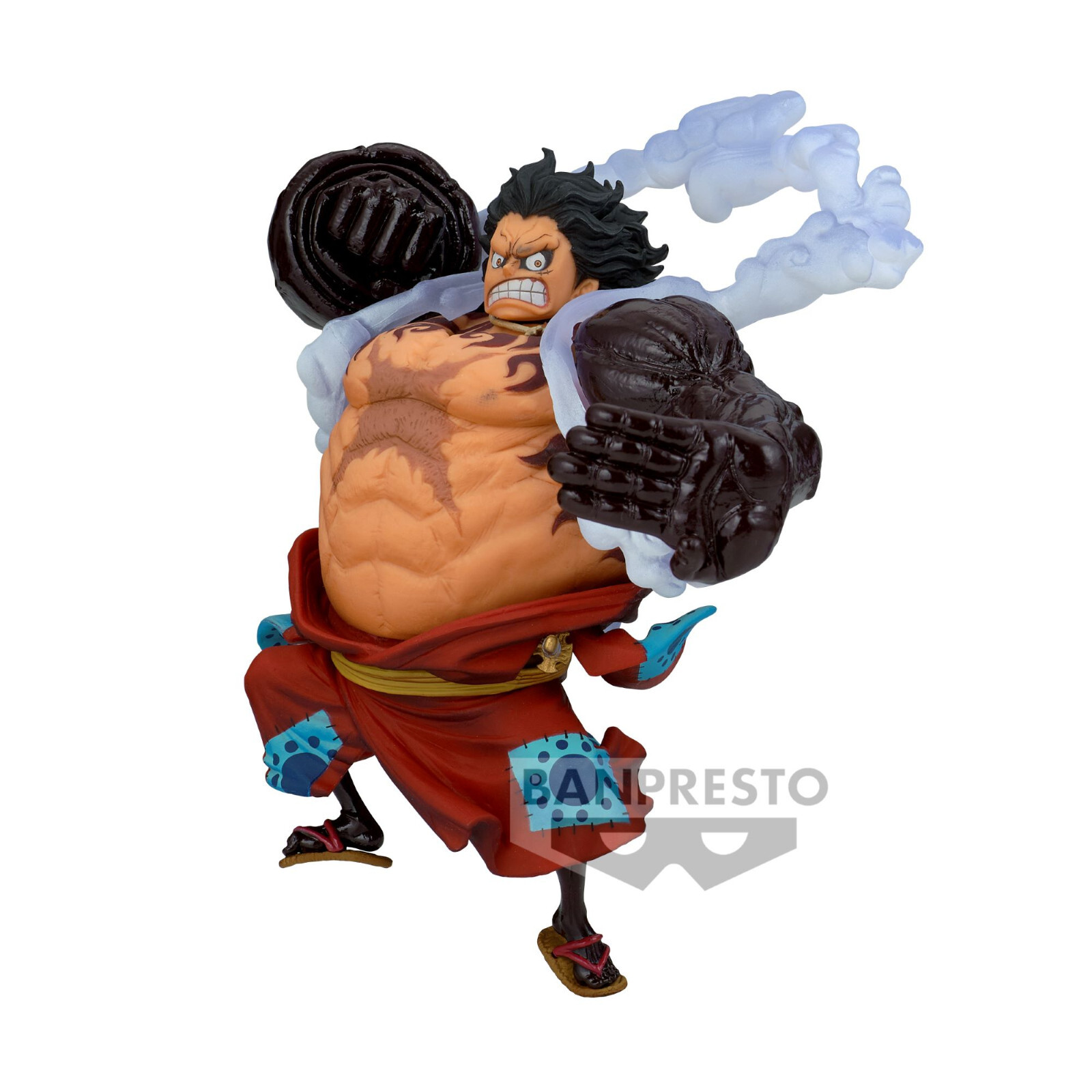 Figura Luffy Gear 4 One Piece Rey del Artista Versión Especial A Banpresto Bandai