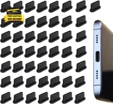 50 Pcs USB C Dust Plug, USB Type C anti Dust Plugs Cover, Type C Charging Port P