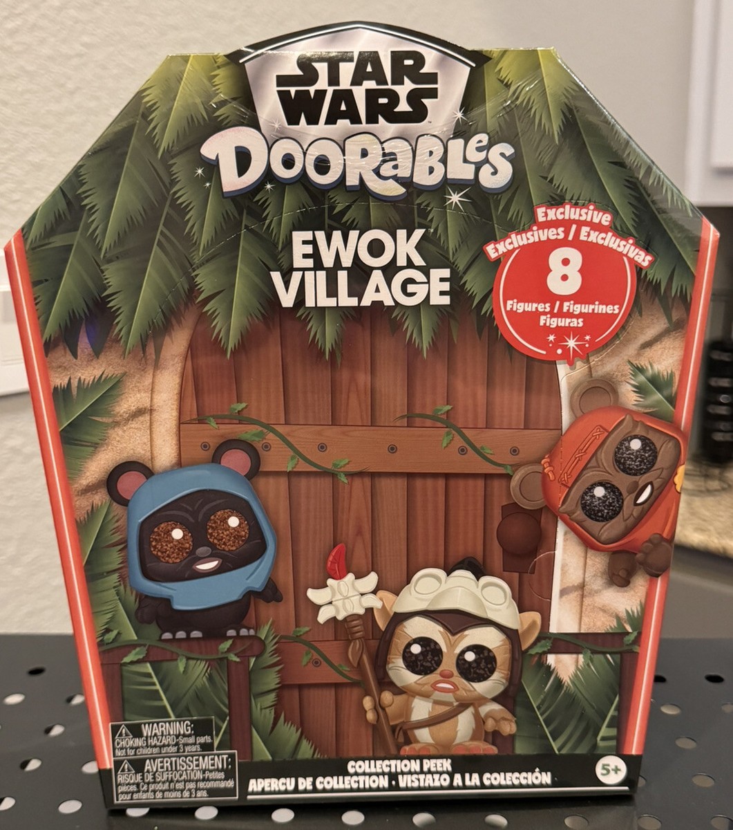 EWOK VILLAGE COLLECTION PEEK Disney Doorables Star Wars 8 Figures