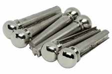Titanium Acoustic Bridge Pins - .203" (5.15mm) - 3 degree taper- SET OF 6