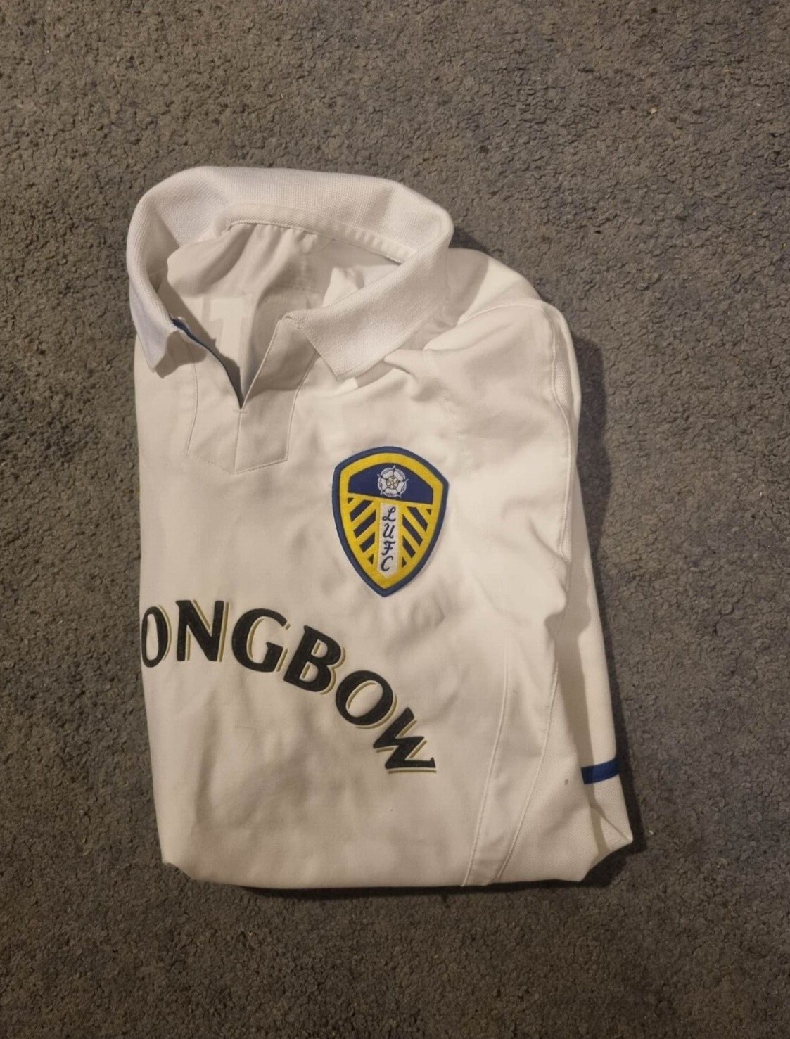 Leeds United Home Football Shirt (Nike) 2002/2003 Retro Strongbow Ian