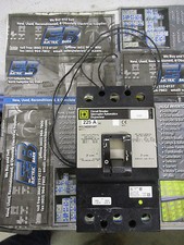 Square D KCL342251027, 225 Amp, 480 Volt, 3P,  24V ST Circuit Breaker- WARRANTY
